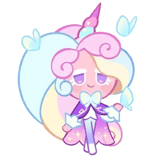 Cream Unicorn Cookie