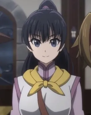 Young Female Martial Artist with Tied Hair and a Gi