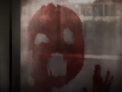 Female Ghost in the Phone Booth